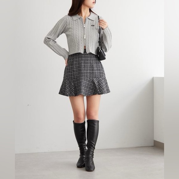 Olive des olives blingbling miniskirt - Picture 5 of 8